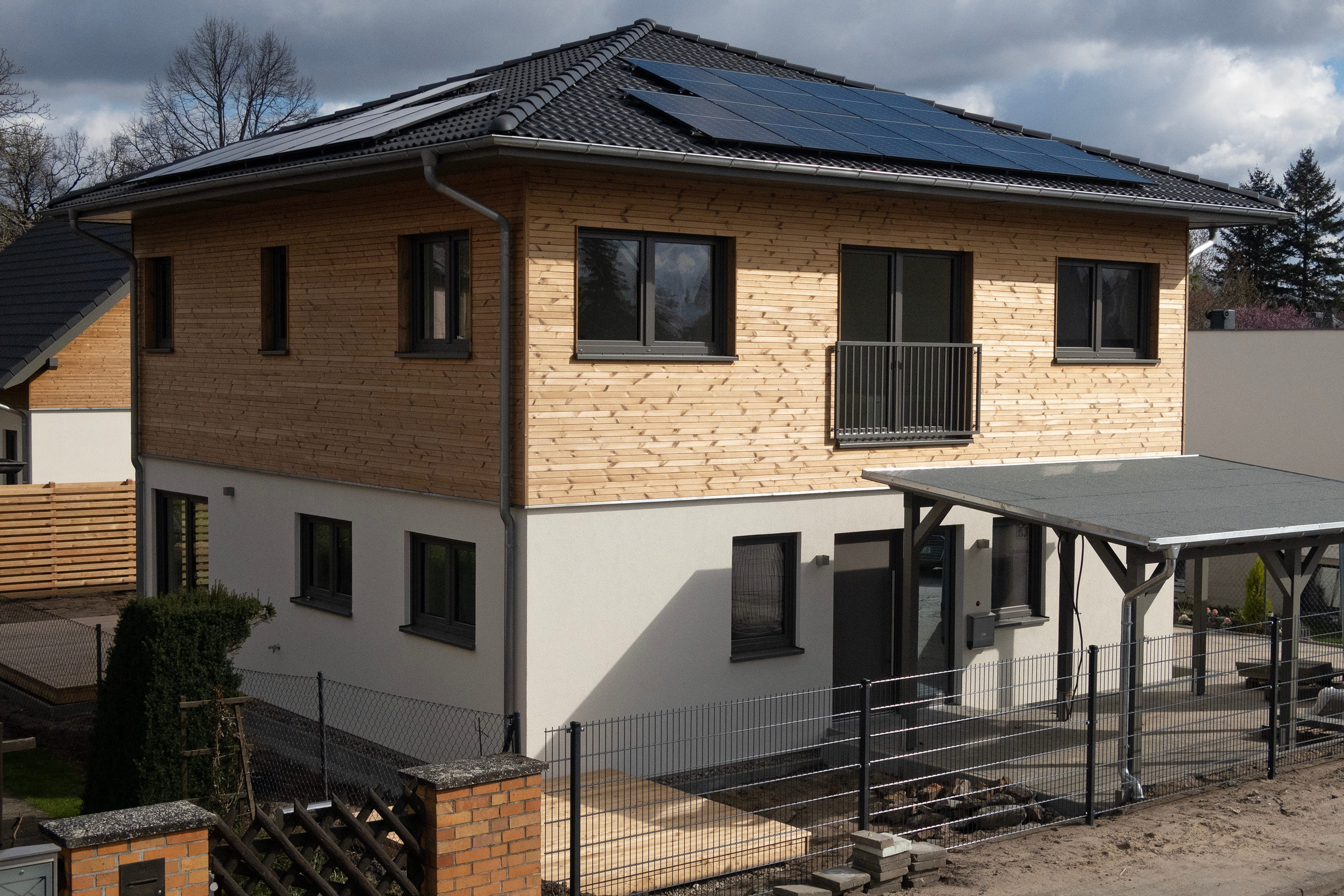 Fertighaus bauen Brandenburg – Einfamilienhaus Treptow aus Holz, 180m² nachhaltig von TEWO